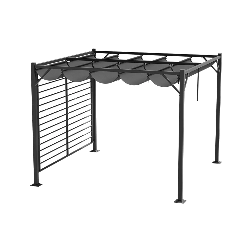 10 x 9FT Outdoor Pergola with Canopy