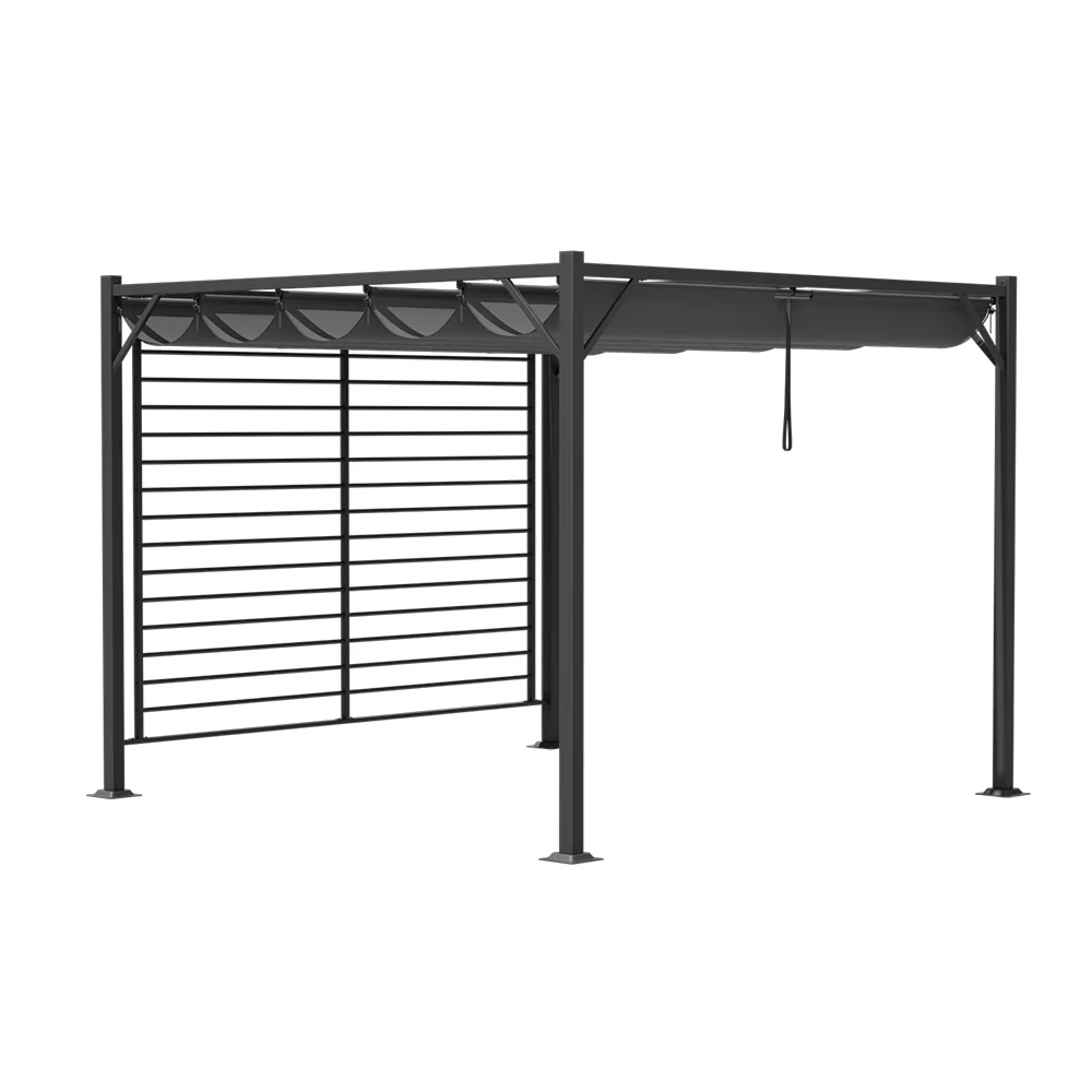 10 x 9FT Outdoor Pergola with Canopy - Image 4