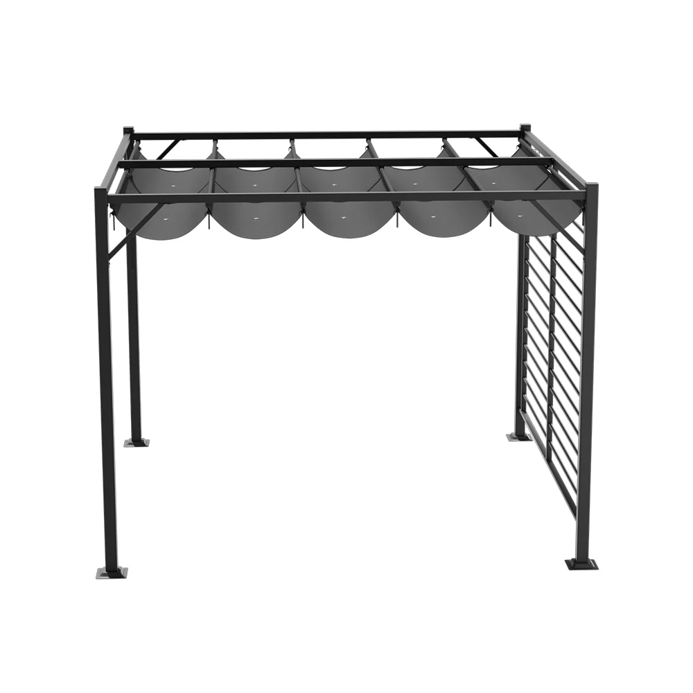 10 x 9FT Outdoor Pergola with Canopy - Image 6