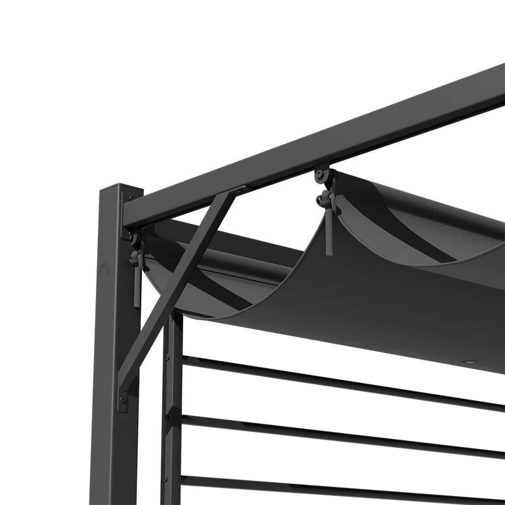 10 x 9FT Outdoor Pergola with Canopy - Image 7
