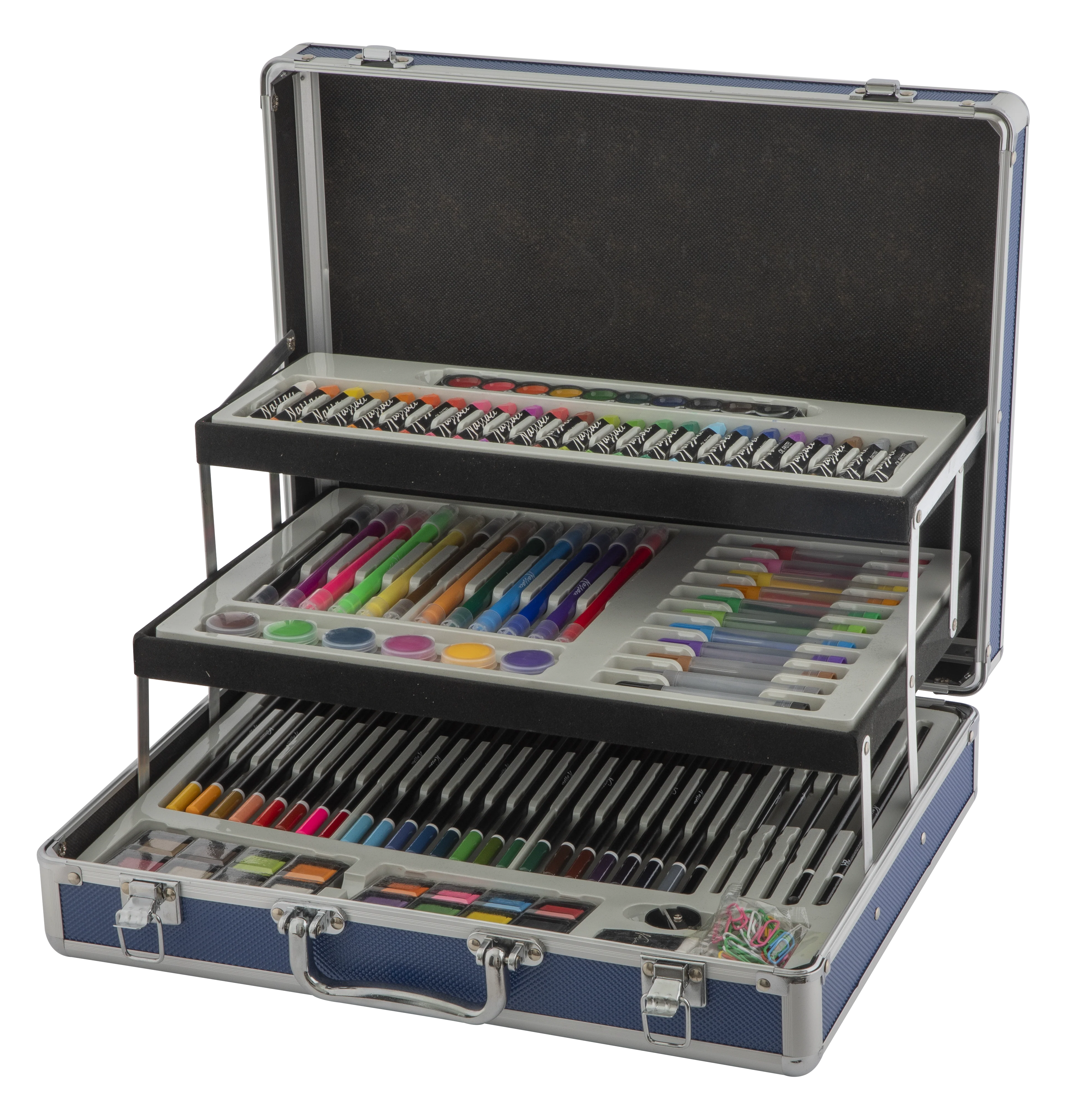 140 Piece Art Set in Metal Box - Image 2