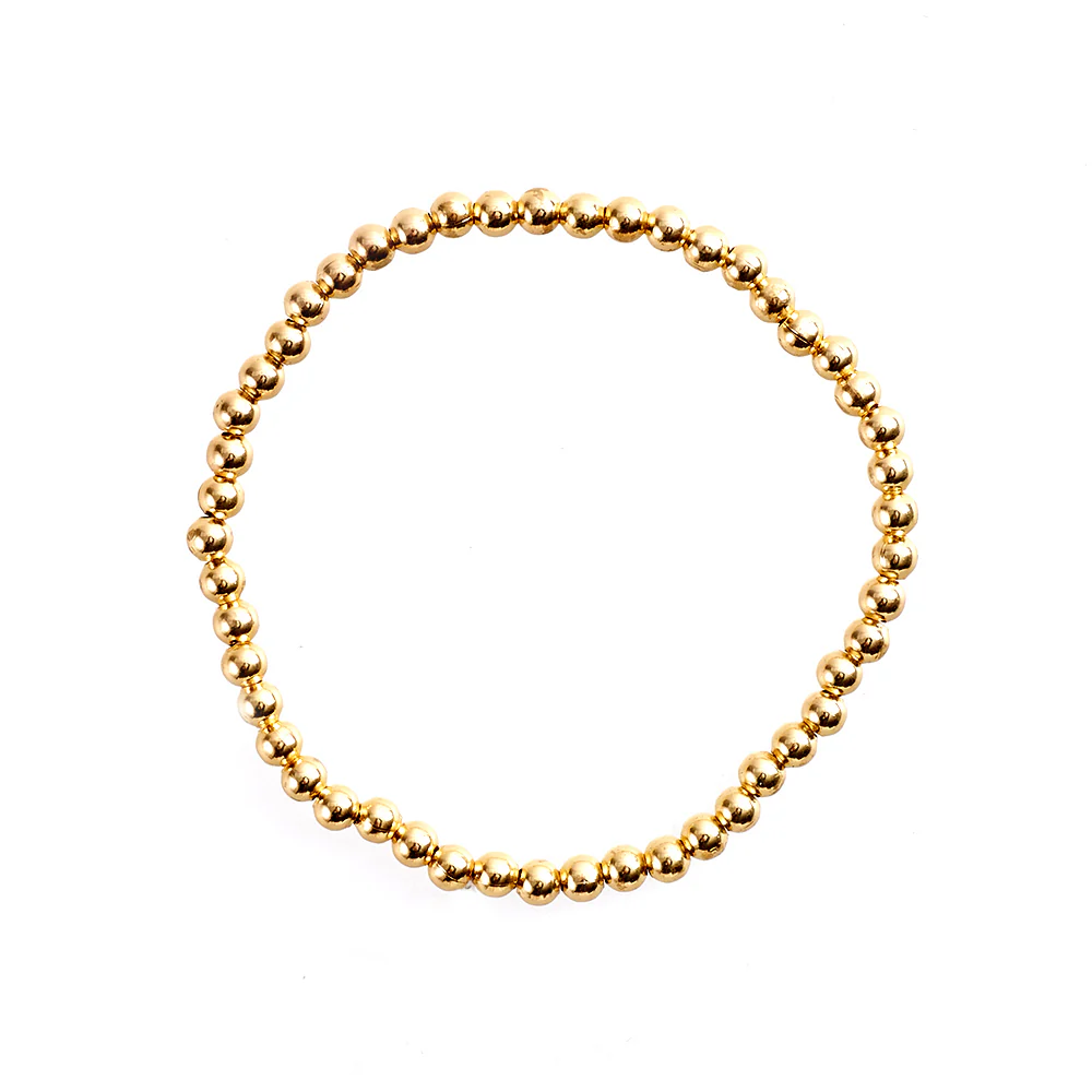 14K Gold Plated Chain Bracelets set - Image 4