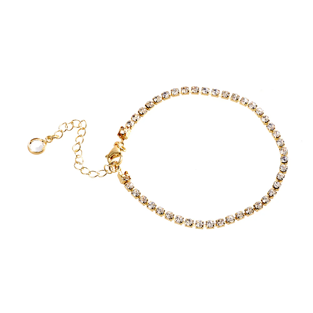 14K Gold Plated Chain Bracelets set - Image 8