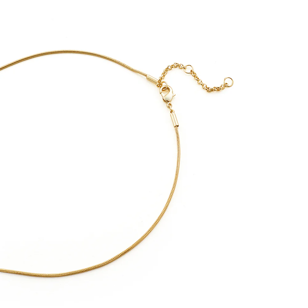 14K Gold Plated Teardrop Necklace - Image 7
