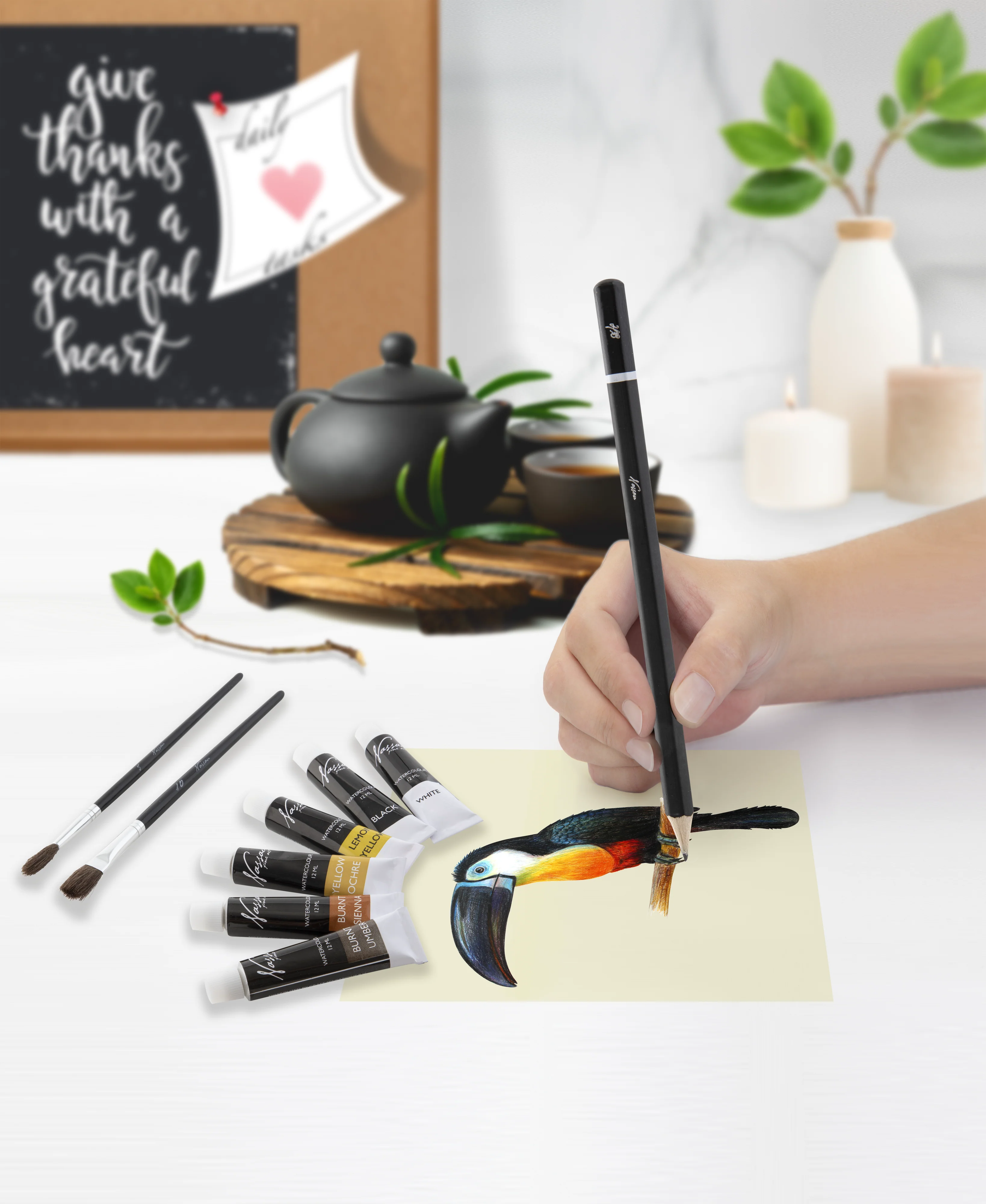 16 Piece Watercolour Art Set - Image 8