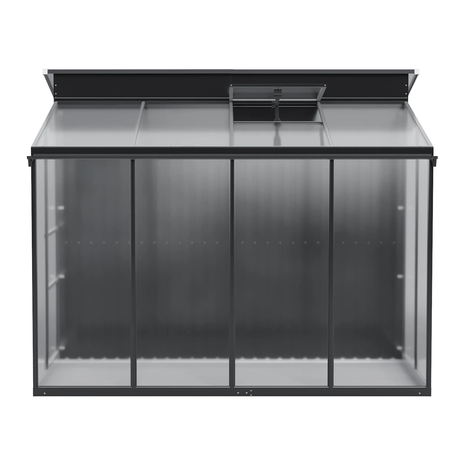 9.7x8.5ft 2-in-1 Metal Garden Storage Shed With Acrylic Greenhouse - Image 6
