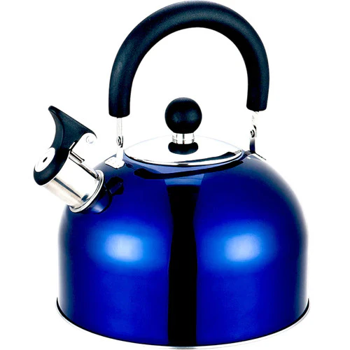 2 Litre Stainless Steel Whistling Kettle (Blue) - Image 4