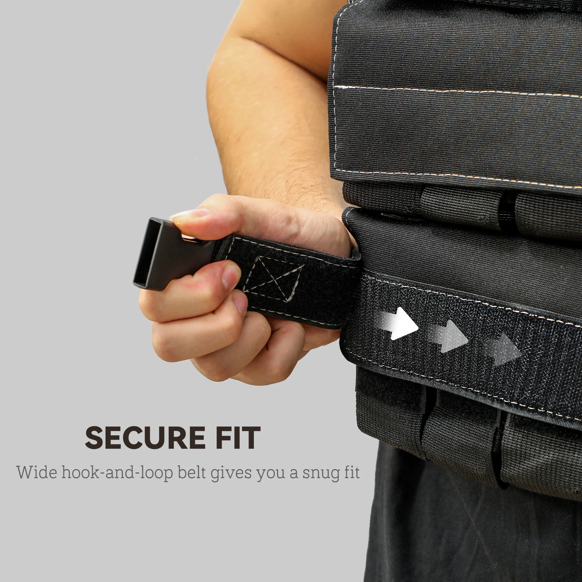 30KG Adjustable Weighted Vest with 30 Metal Weights, Running Weight Vest - Image 4