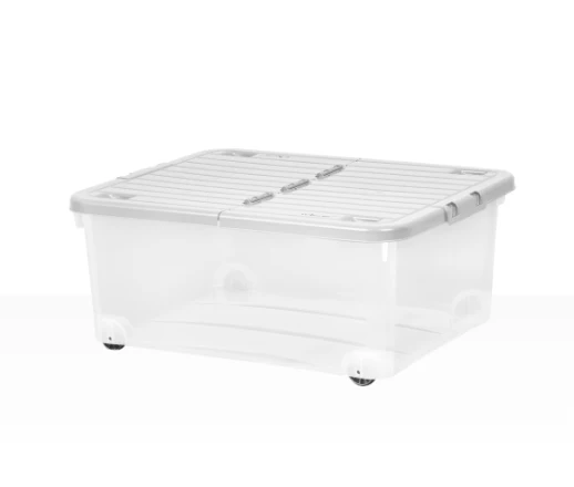 30L Wheel Box With Wheels And Folding Lid