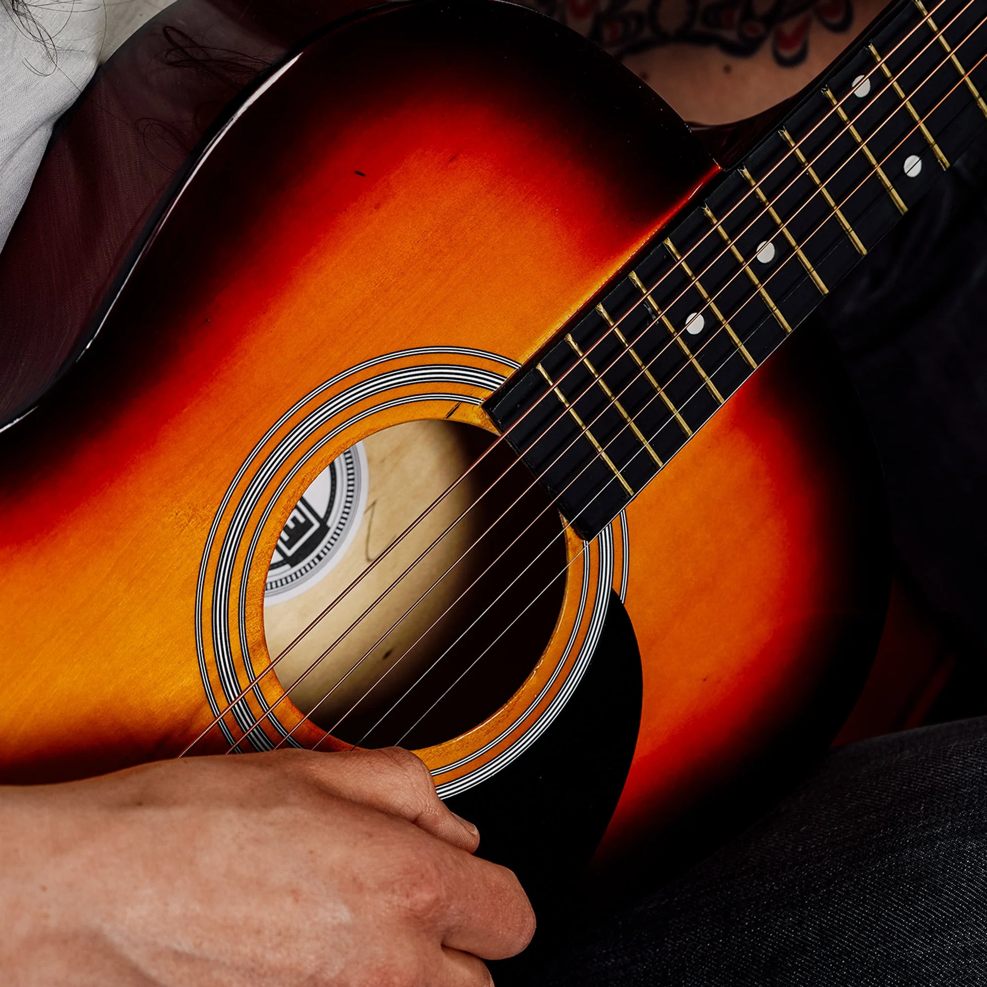 3rd Avenue Acoustic Guitar Premium Pack - Sunburst - Image 6