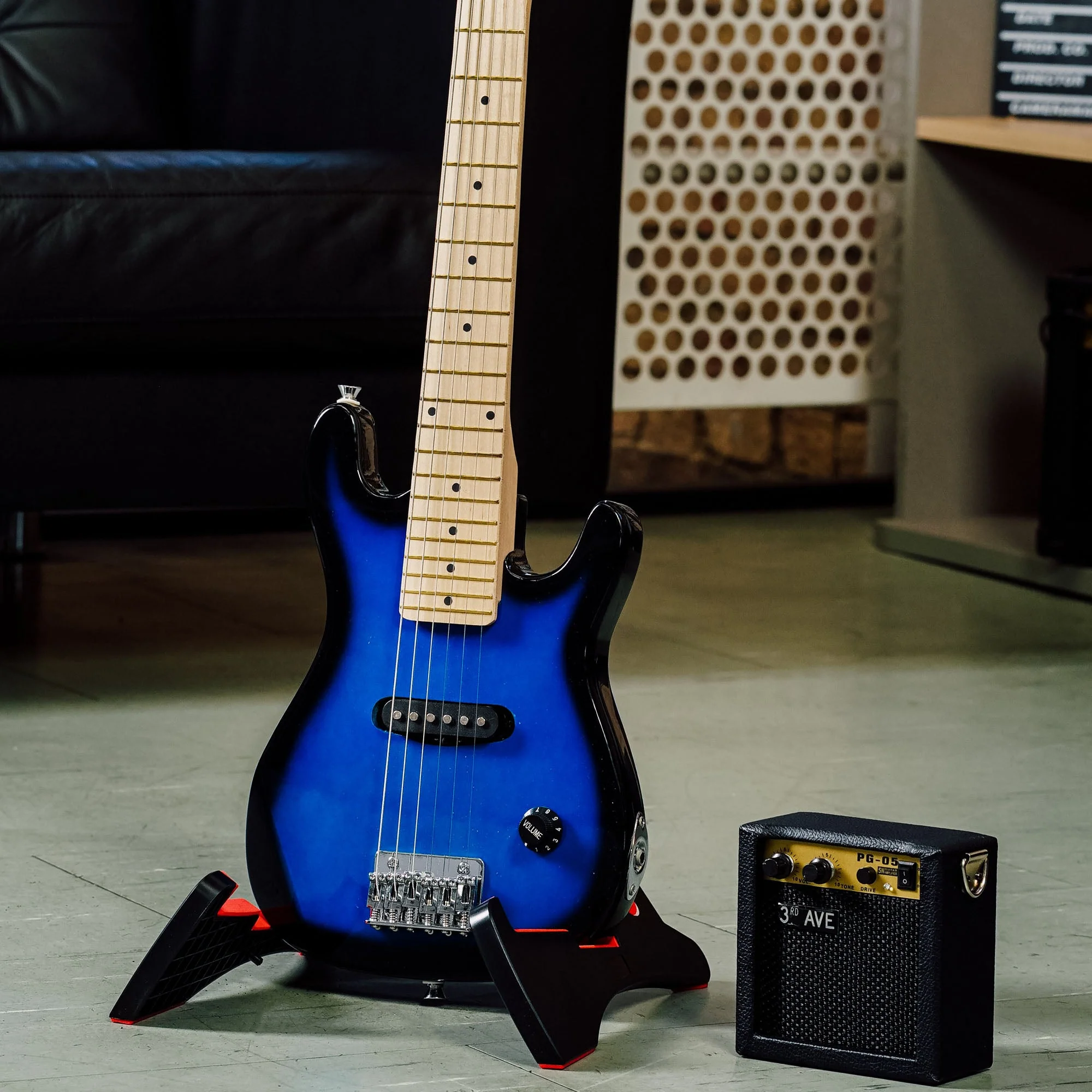 3rd Avenue Junior Electric Guitar Pack - Blueburst - Image 6