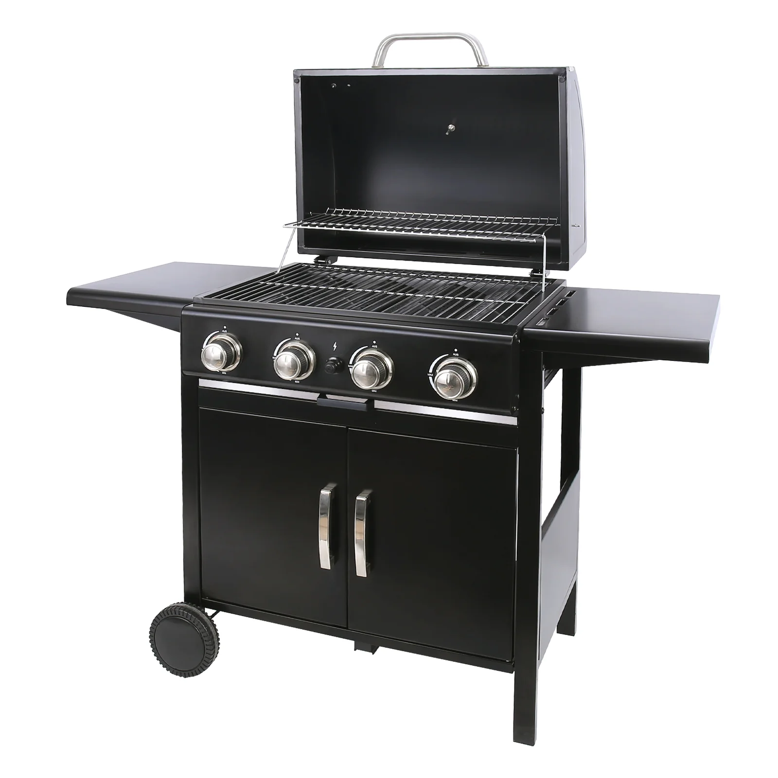 4 Burner Gas BBQ Grill With Cabinet