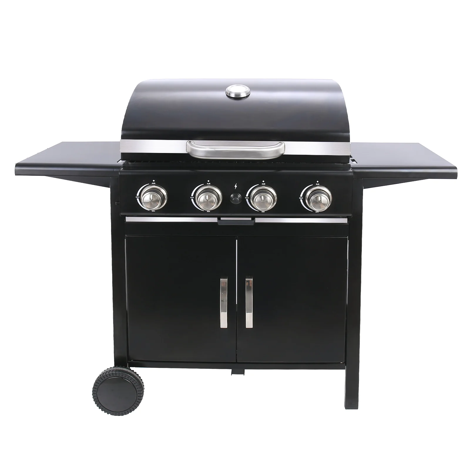 4 Burner Gas BBQ Grill With Cabinet - Image 3