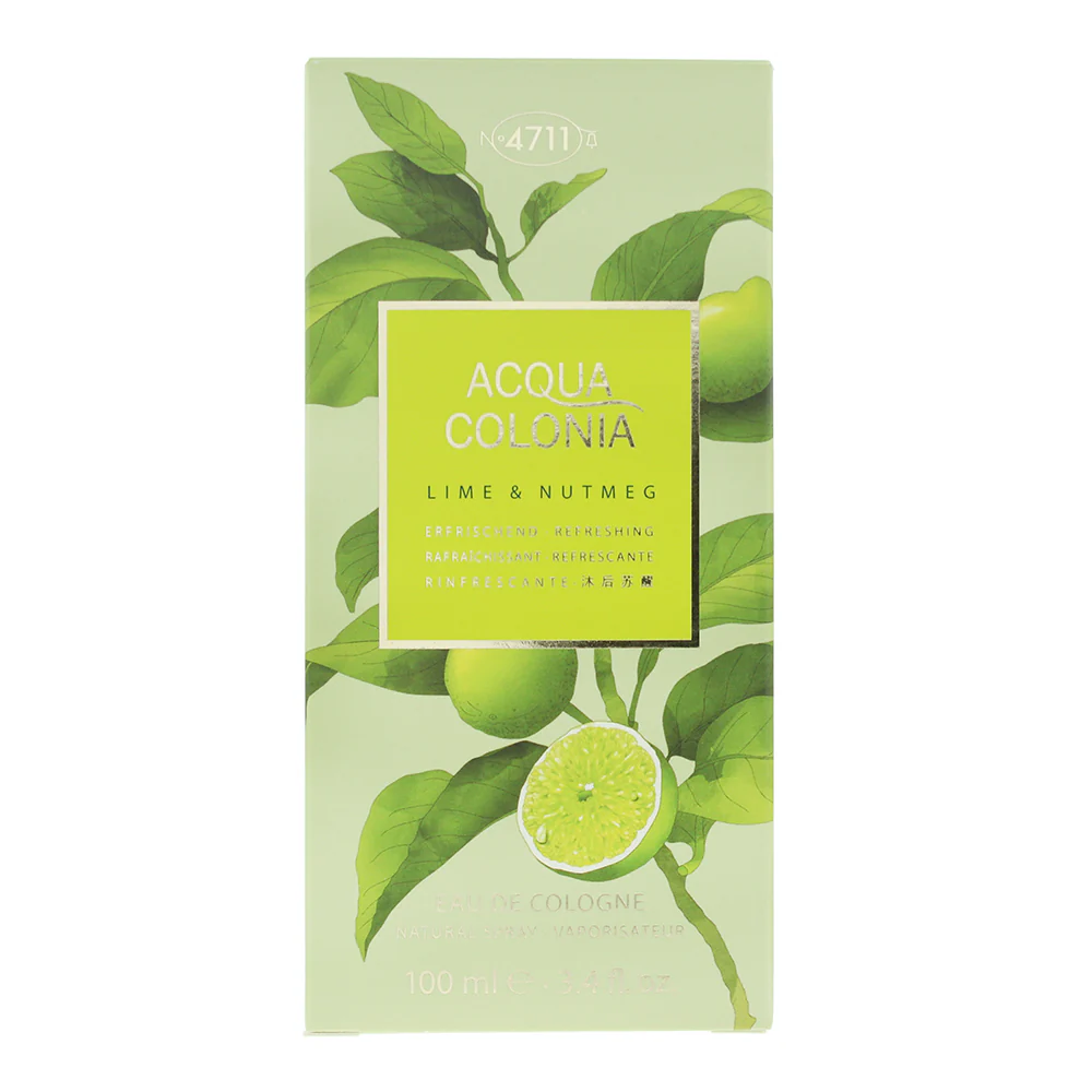 4711 Acqua Colonia Lime & Nutmeg Eau De Cologne 100ml - Image 3