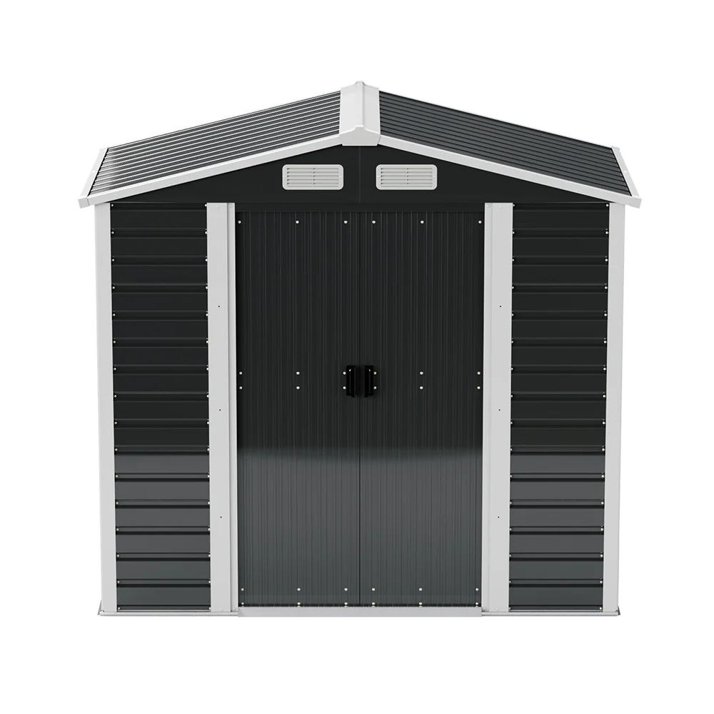 4x7FT Outdoor Metal Garden Storage Shed - Image 7
