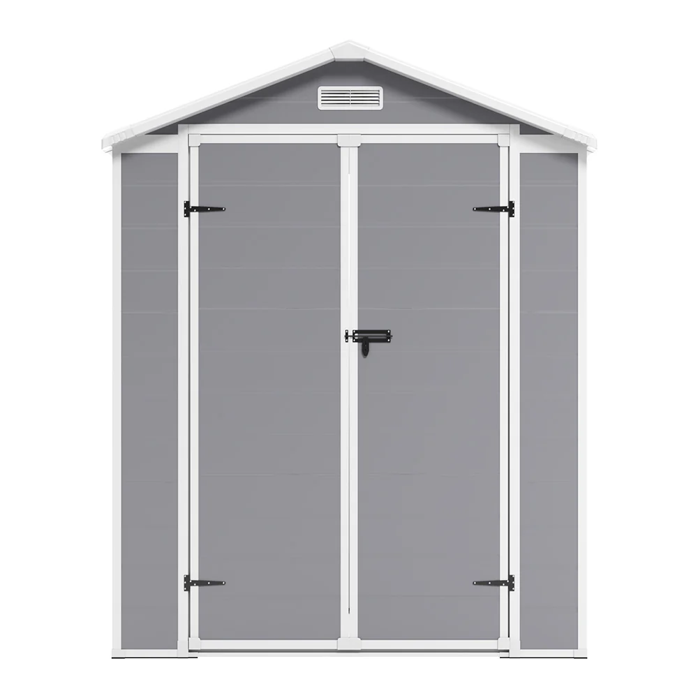 6*4FT Outdoor Plastic Garden Storage Shed - Image 4