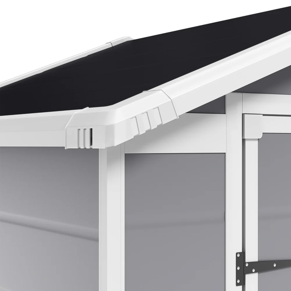 6*4FT Outdoor Plastic Garden Storage Shed - Image 9
