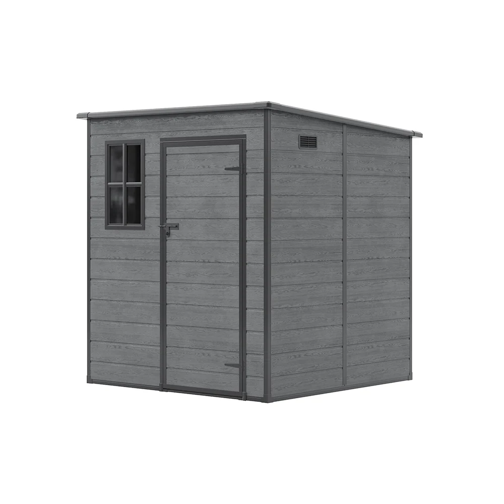 6 x 6FT Outdoor Plastic Garden Storage Shed