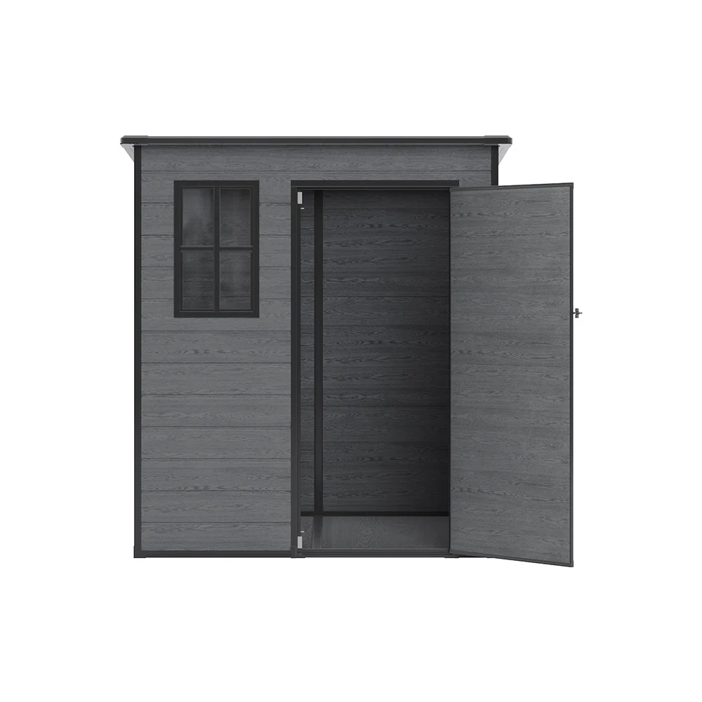 6 x 6FT Outdoor Plastic Garden Storage Shed - Image 4