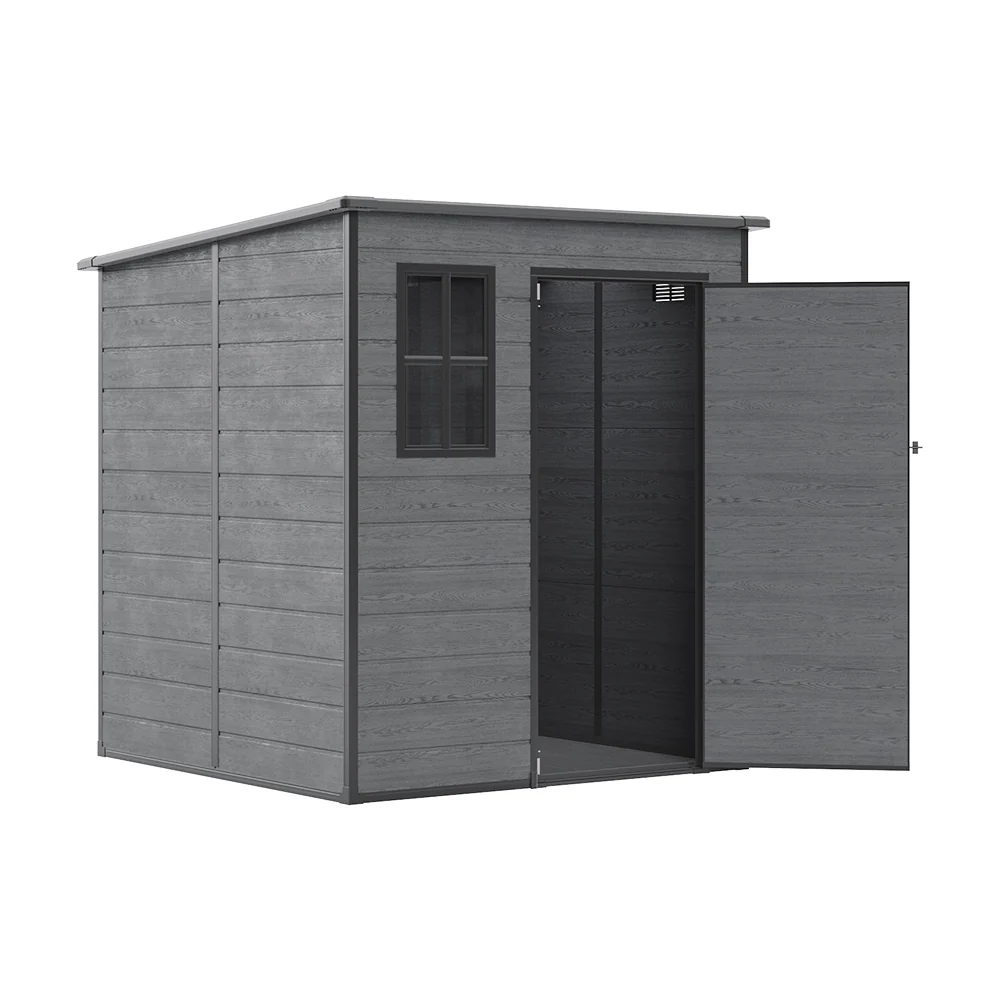 6 x 6FT Outdoor Plastic Garden Storage Shed - Image 5