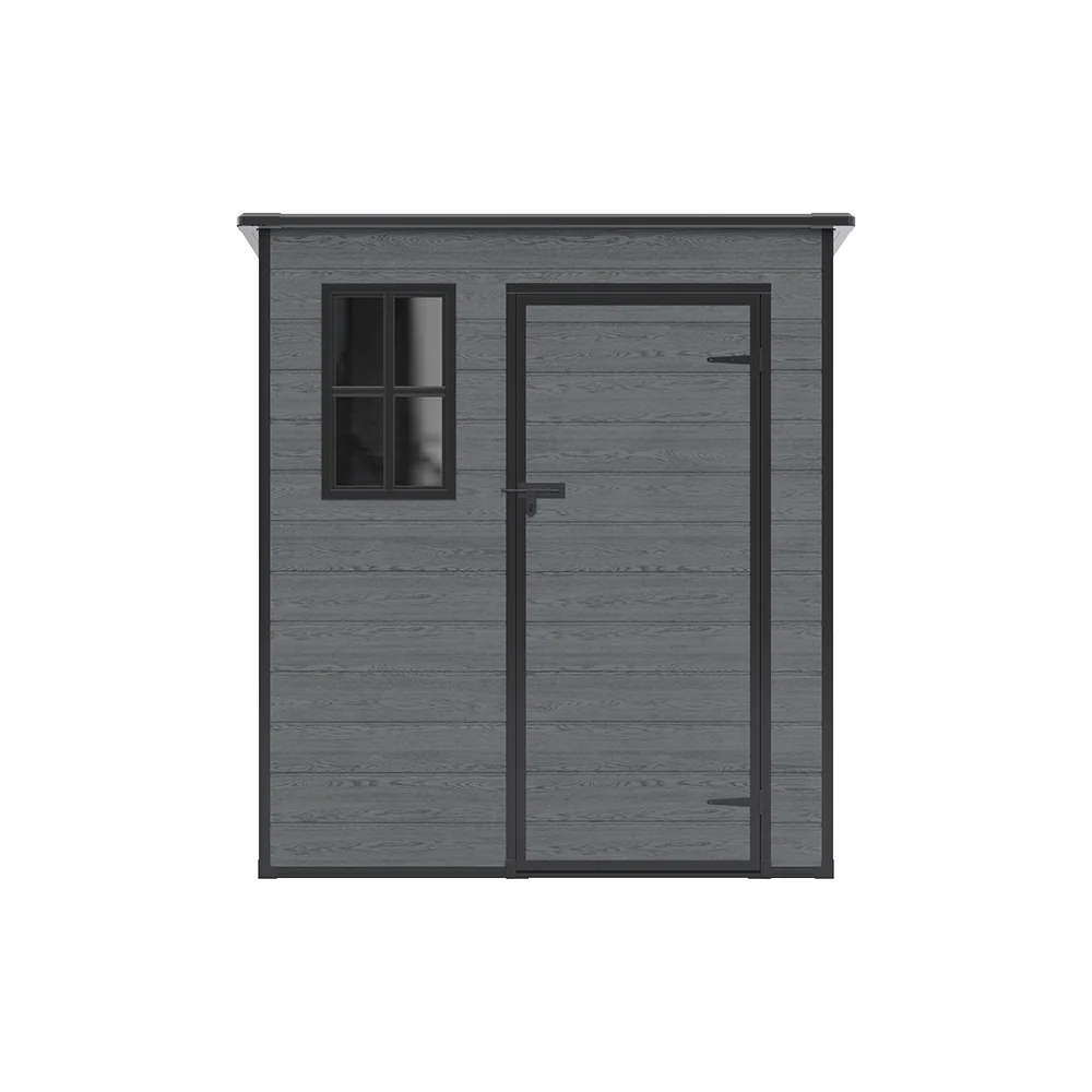 6 x 6FT Outdoor Plastic Garden Storage Shed - Image 6