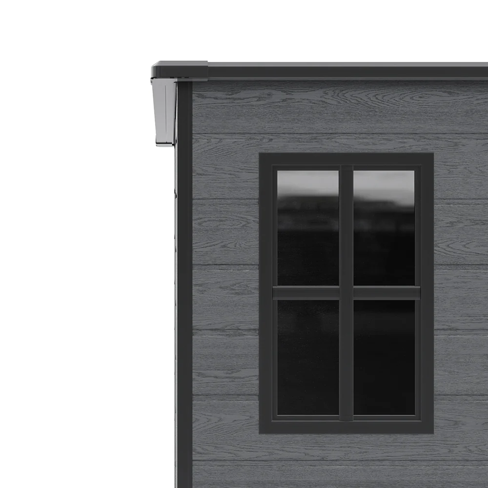 6 x 6FT Outdoor Plastic Garden Storage Shed - Image 9