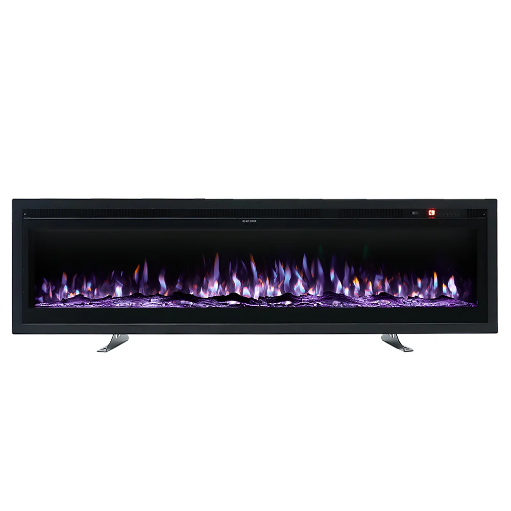 60 Inch Electric Fireplace With Remote 12 Flame Colours 1500W - Image 3