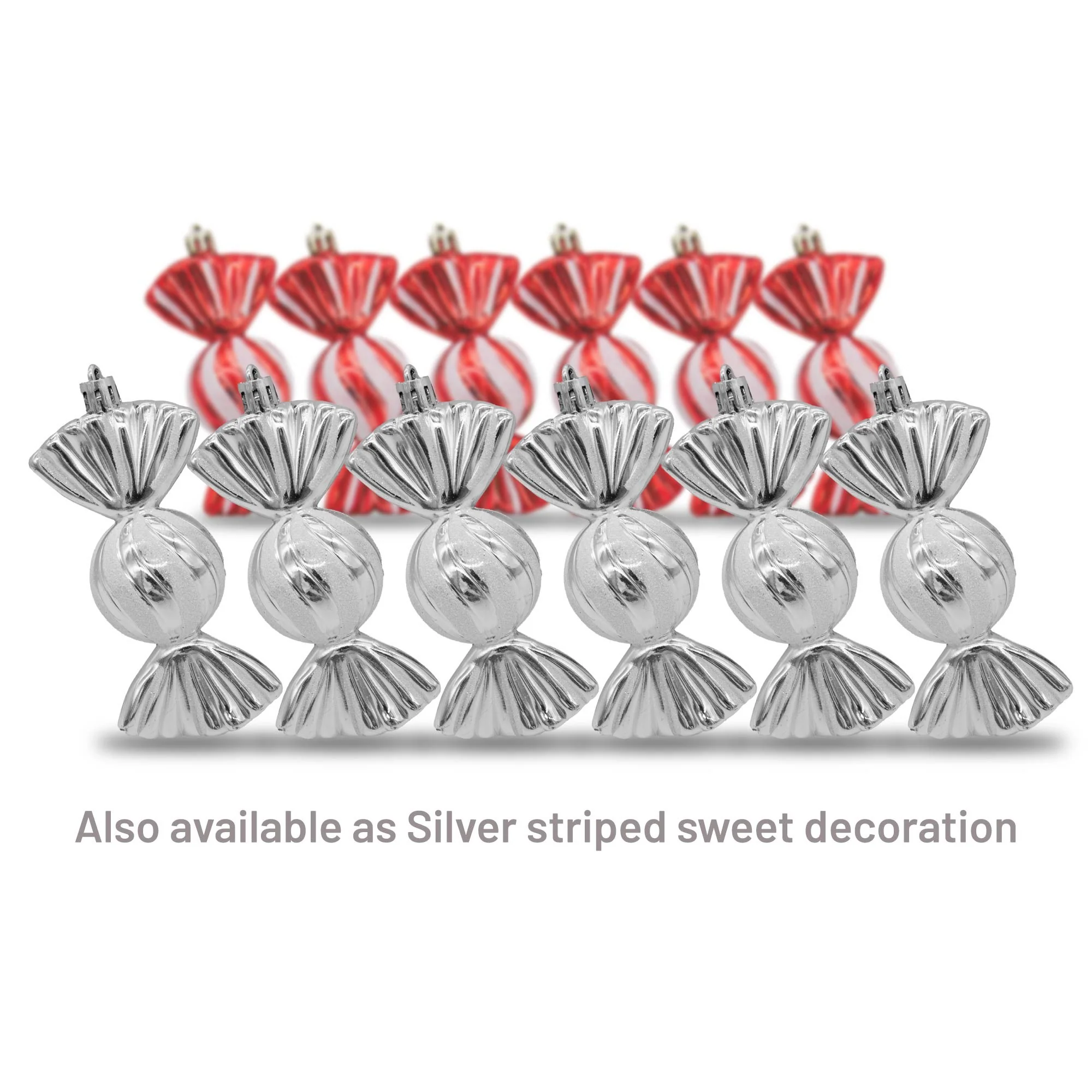 6pc Sweet Hanging Decorations - Red - Image 3