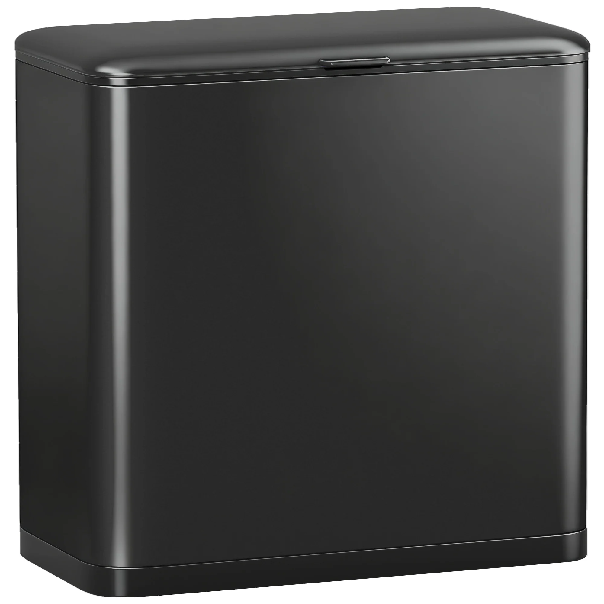 8L Hanging Kitchen Bin, Rubbish Bin W/ Stay-Open Lid For Under Sink
