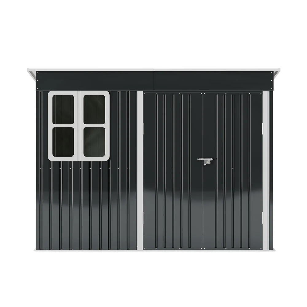 9x6FT Outdoor Metal Garden Storage Shed - Image 3