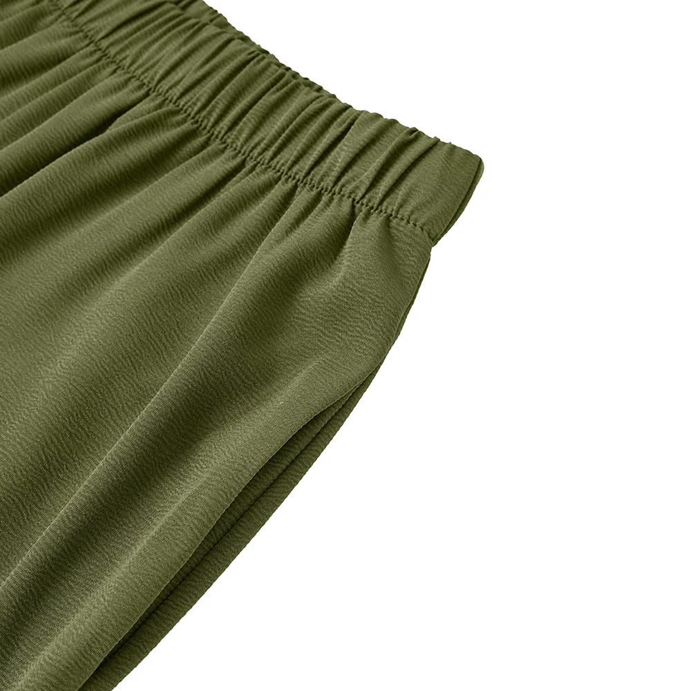 A-line Swing Pleated Midi Skirt - Image 6