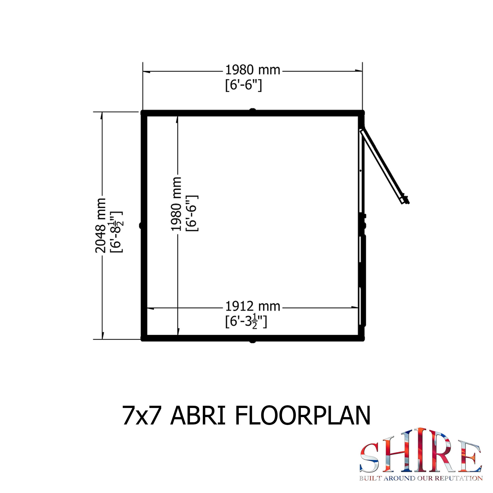 Abri 7 X 7 Shiplap Apex Shed - Image 6