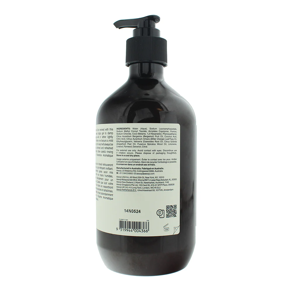 Aesop Reverence Aromatique Hand Wash 500ml - Image 2