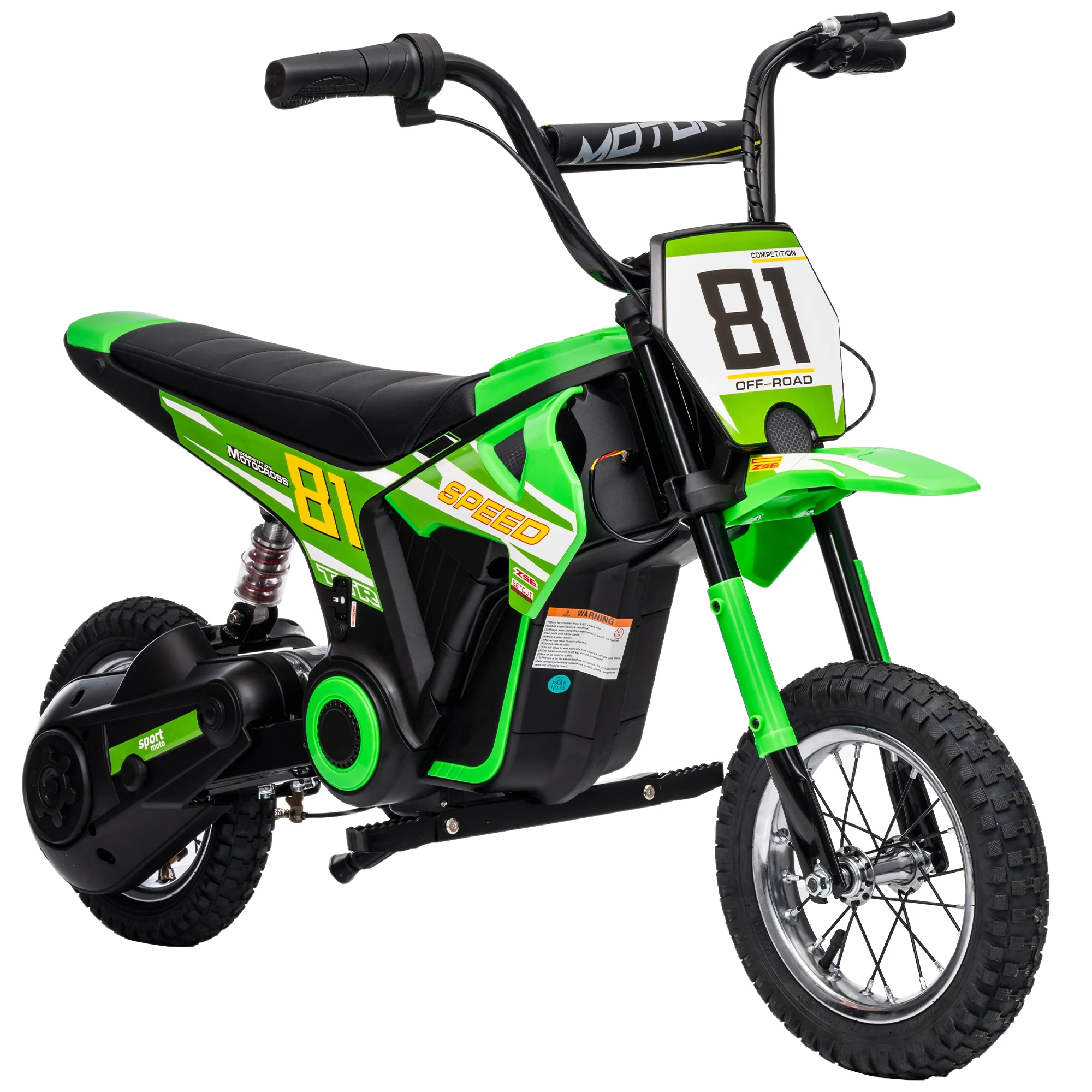 AIYAPLAY 24V Battery Powered Ride On Motorcycle With Rear Suspension - Image 10