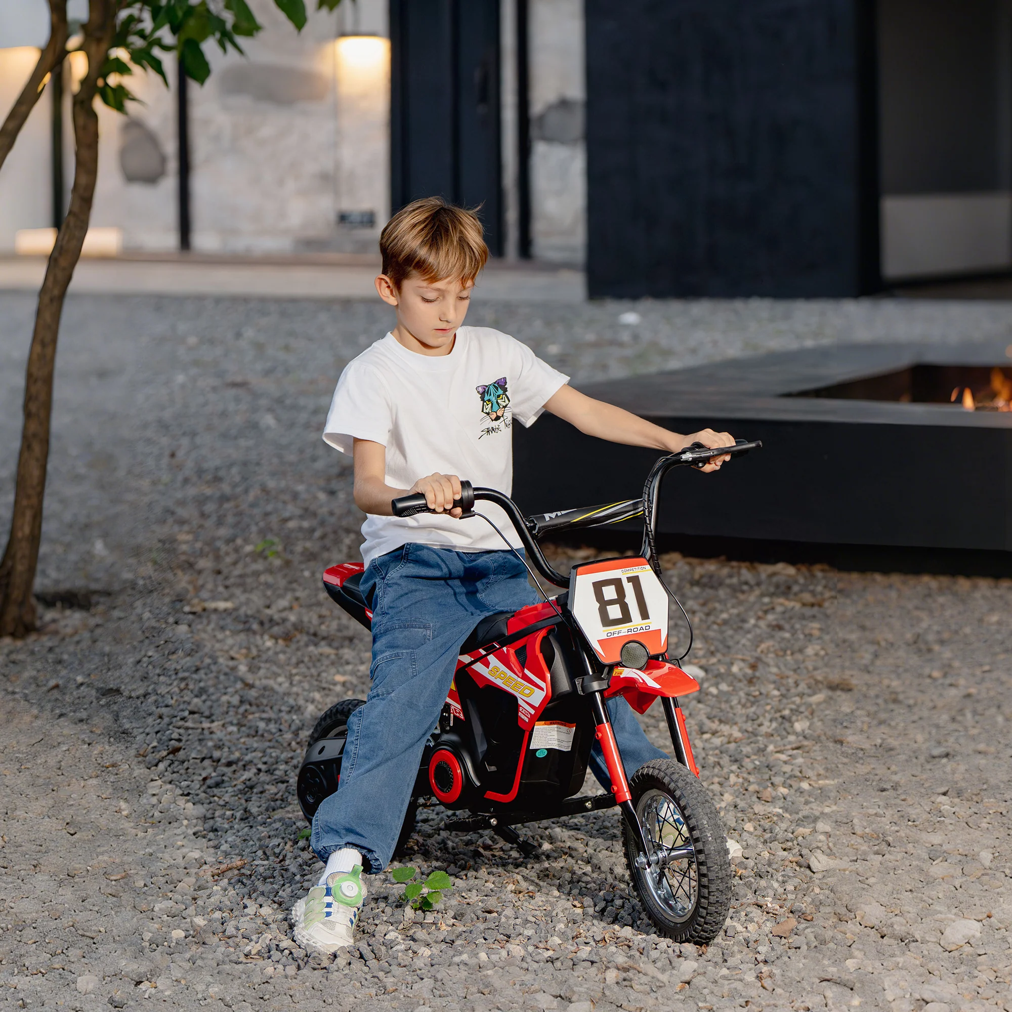 AIYAPLAY 24V Battery Powered Ride On Motorcycle With Rear Suspension - Image 29