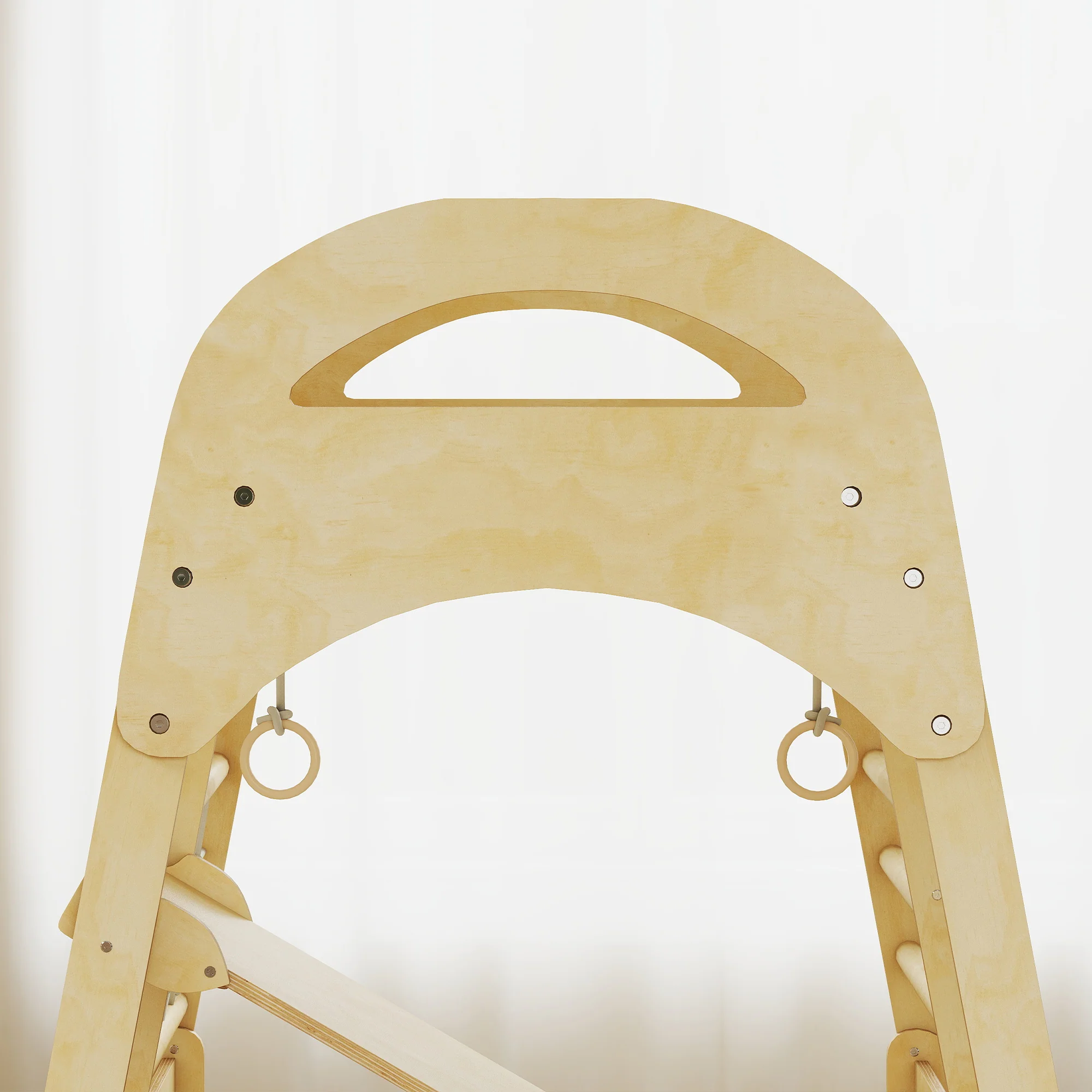 AIYAPLAY 6 In 1 Kids Climbing Frame With Slide, Monkey Bars, Ladder - Image 8