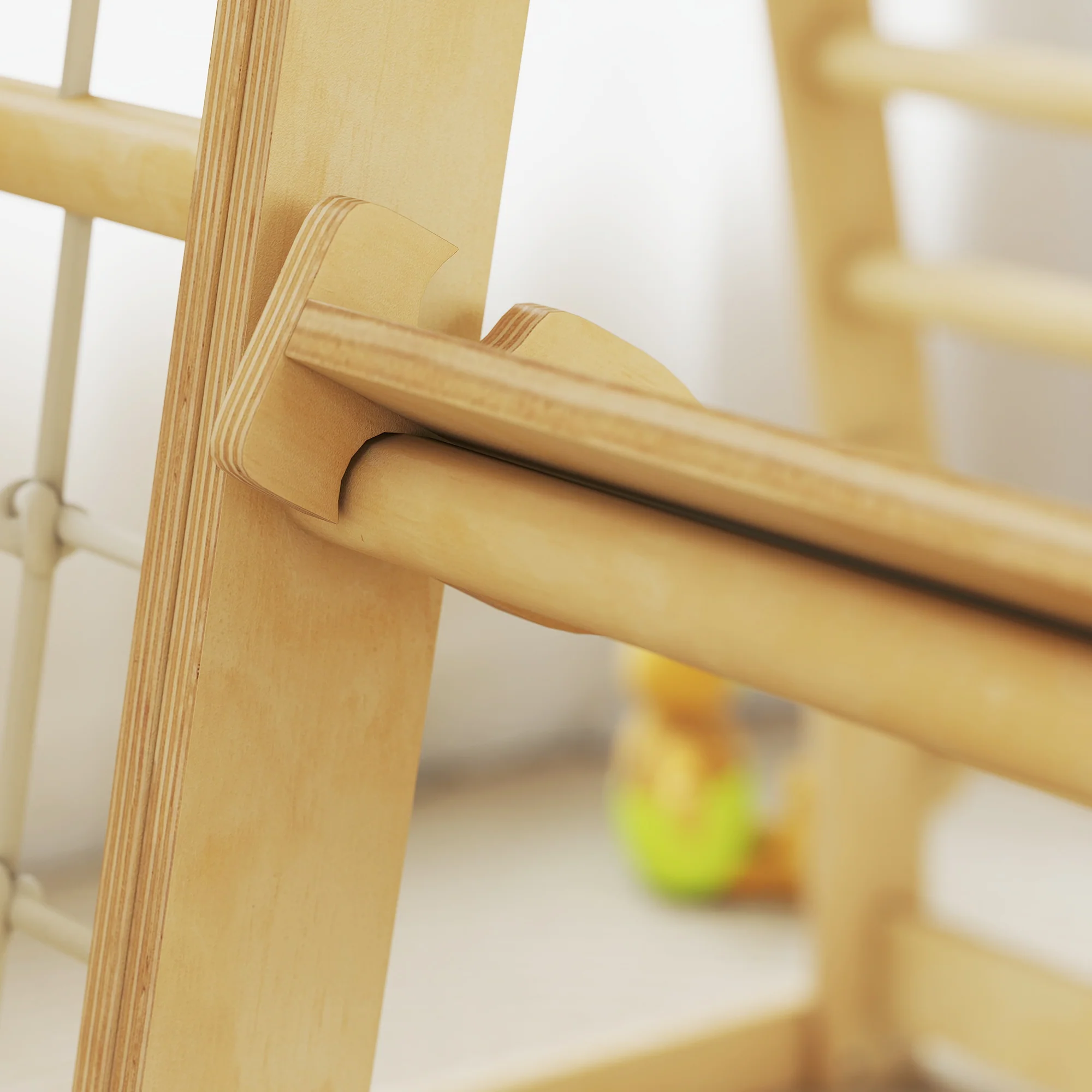 AIYAPLAY 6 In 1 Kids Climbing Frame With Slide, Monkey Bars, Ladder - Image 9