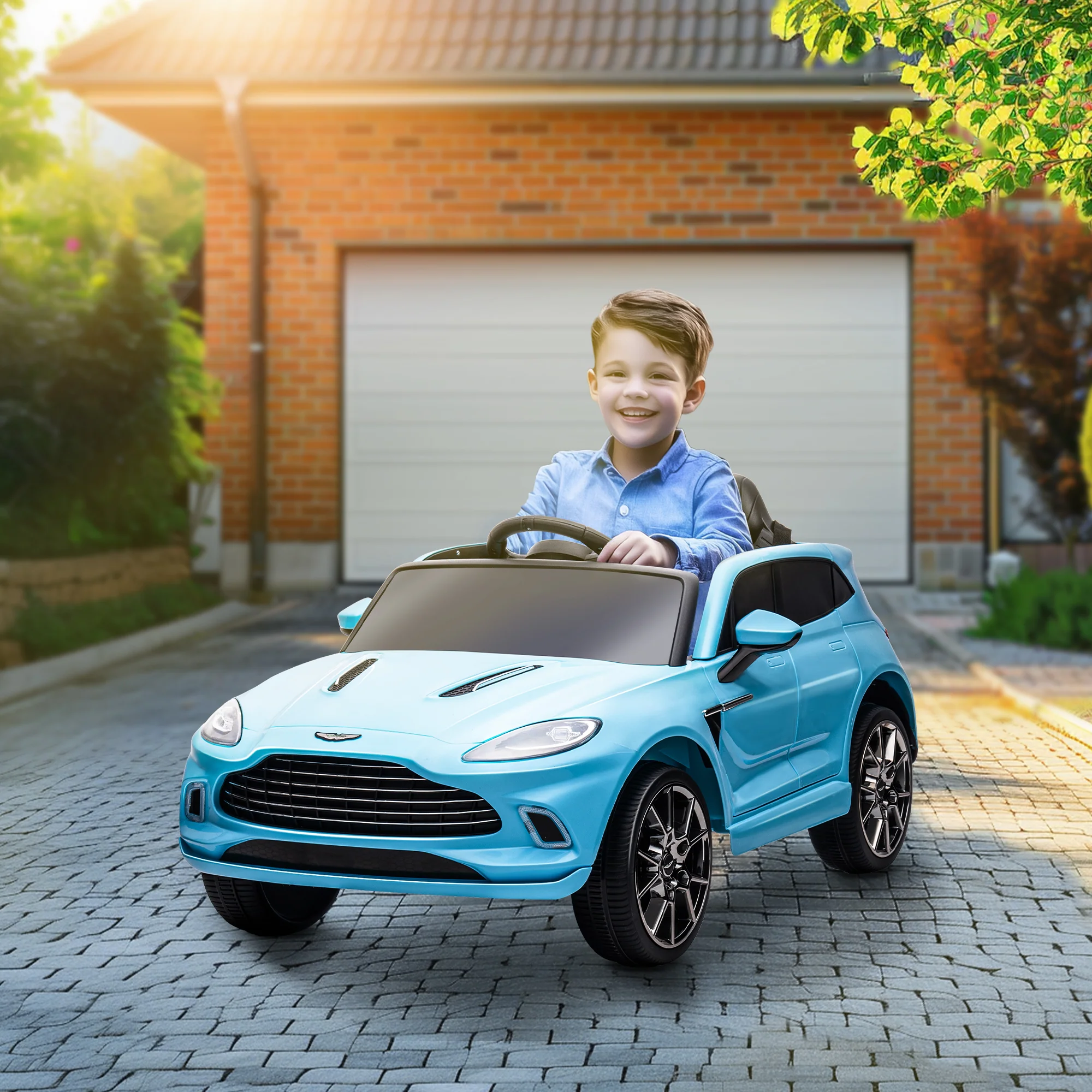 AIYAPLAY Aston Martin DBX Licensed 12V Kids Electric Car w/ Remote - Image 2