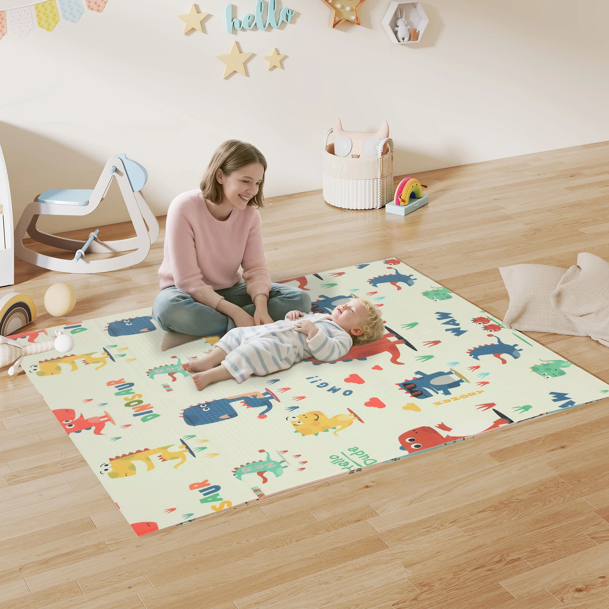 AIYAPLAY Baby Play Mat, Foldable Activity Playmat, - Image 2