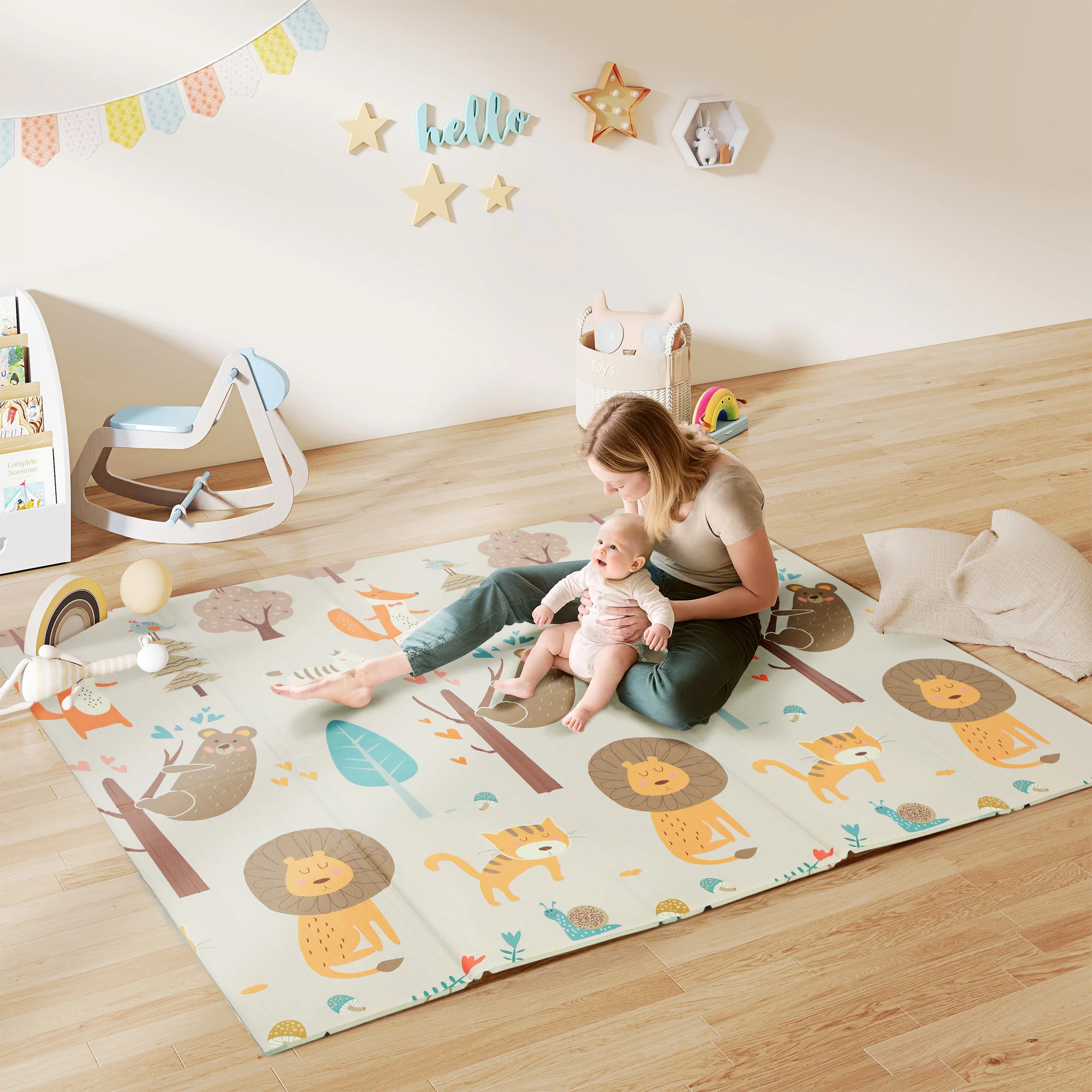 AIYAPLAY Baby Play Mat, Foldable Activity Playmat, - Image 11