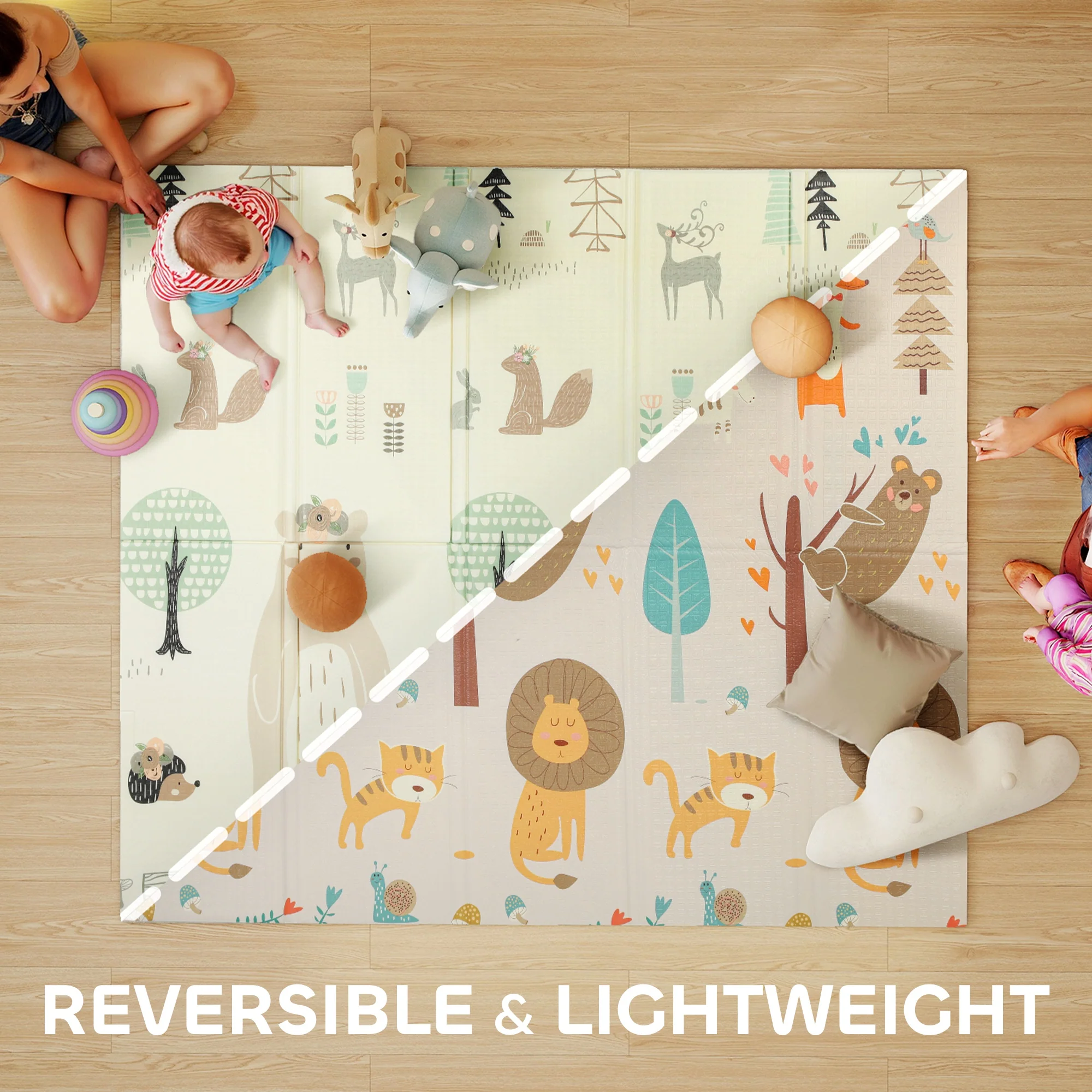 AIYAPLAY Baby Play Mat, Foldable Activity Playmat, - Image 12