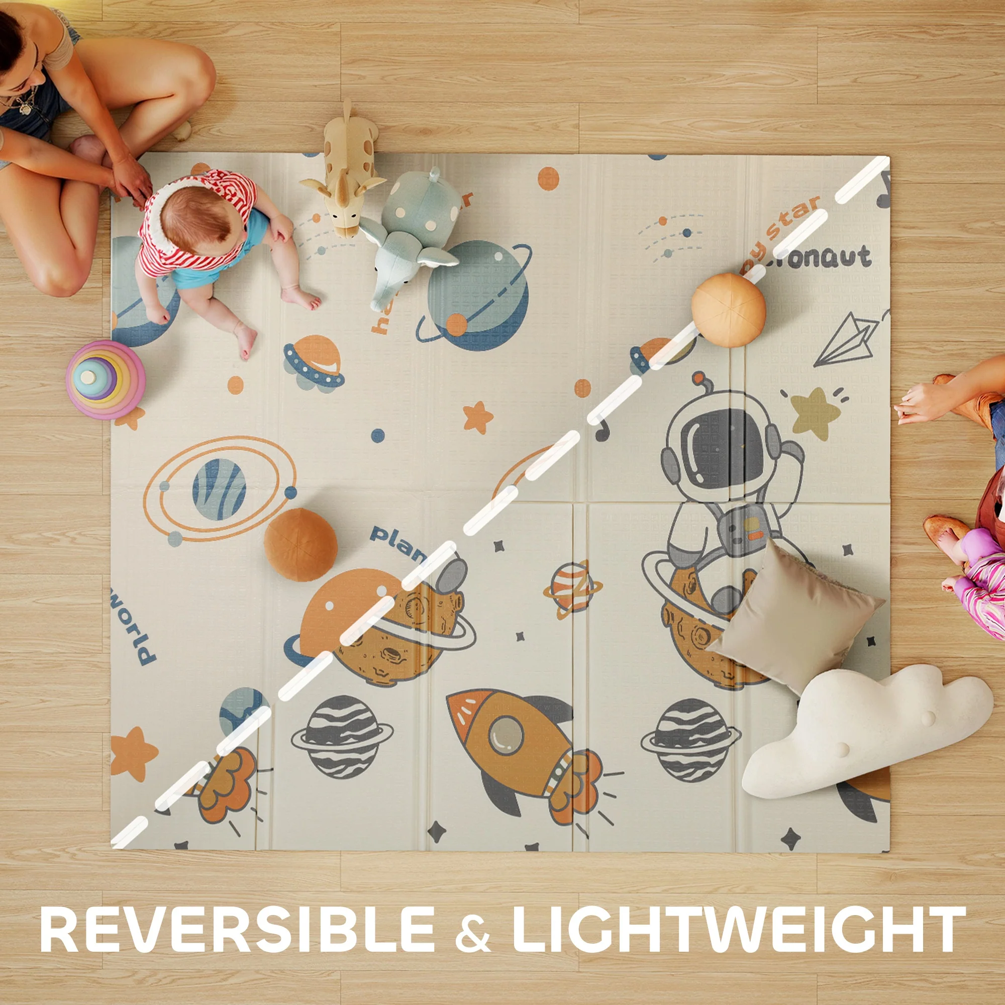 AIYAPLAY Baby Play Mat, Foldable Activity Playmat, - Image 12