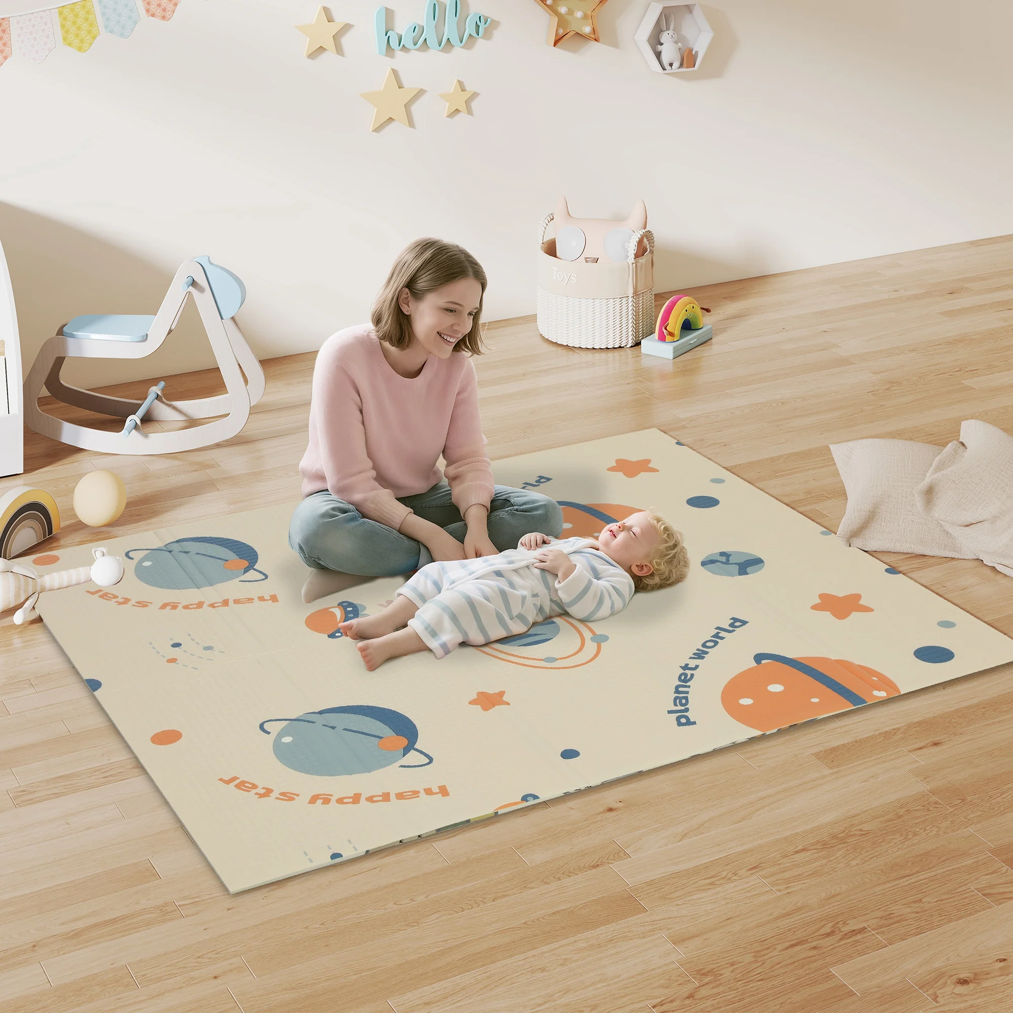 AIYAPLAY Baby Play Mat, Foldable Activity Playmat, - Image 2