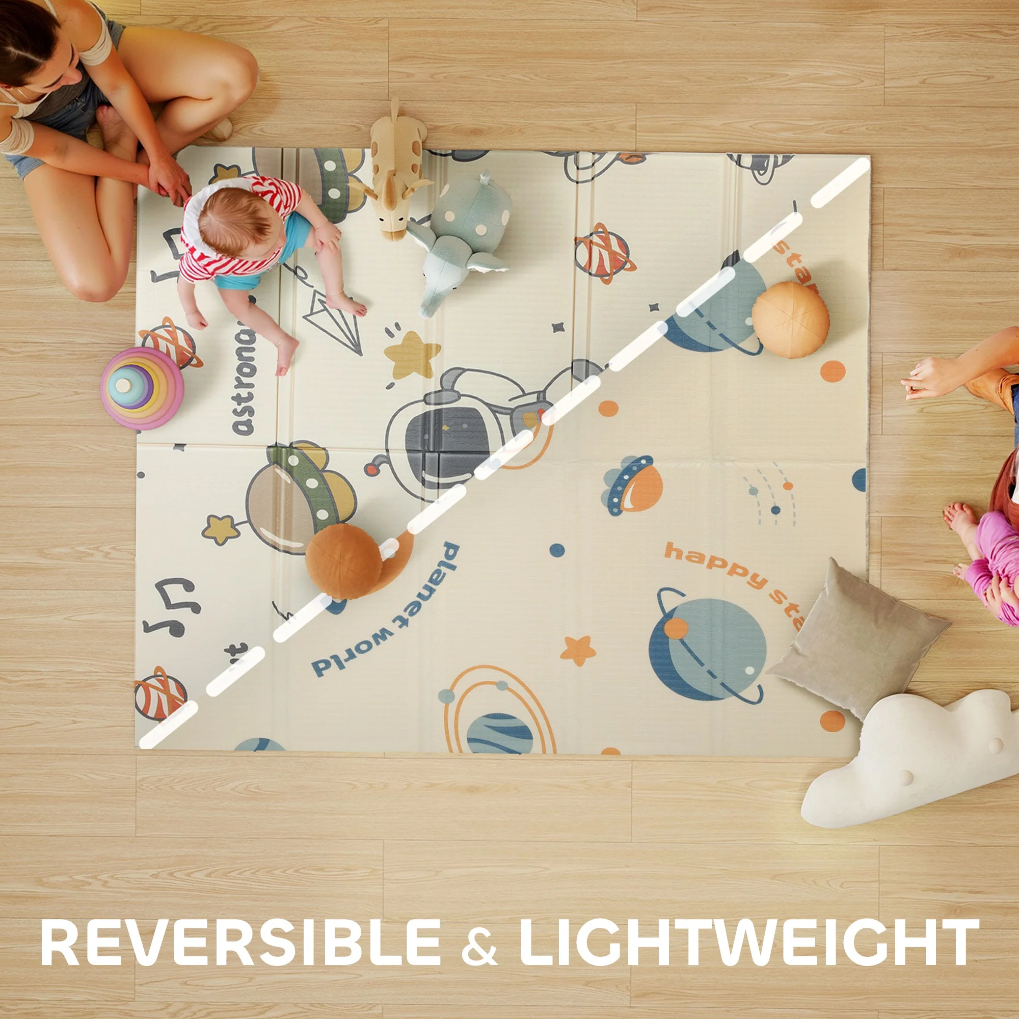 AIYAPLAY Baby Play Mat, Foldable Activity Playmat, - Image 3