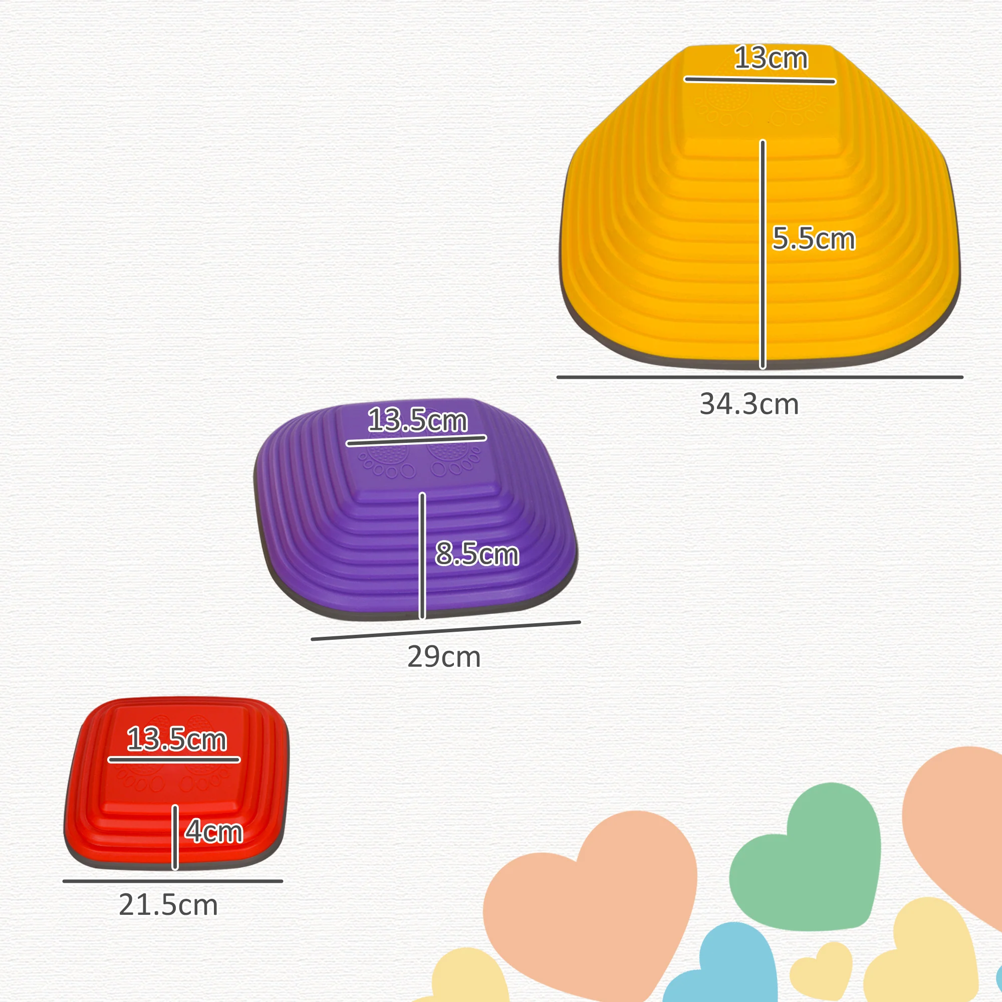 AIYAPLAY Balance Stepping Stones, 6PCs Sensory Toy Gift For Kids Aged 3-8 - Image 5