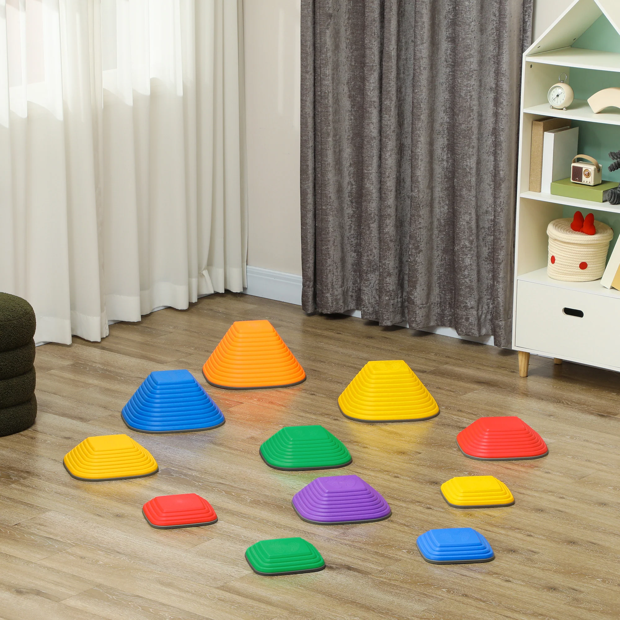 AIYAPLAY Balance Stepping Stones for Kids Indoor Outdoor Sensory Toy - Image 9