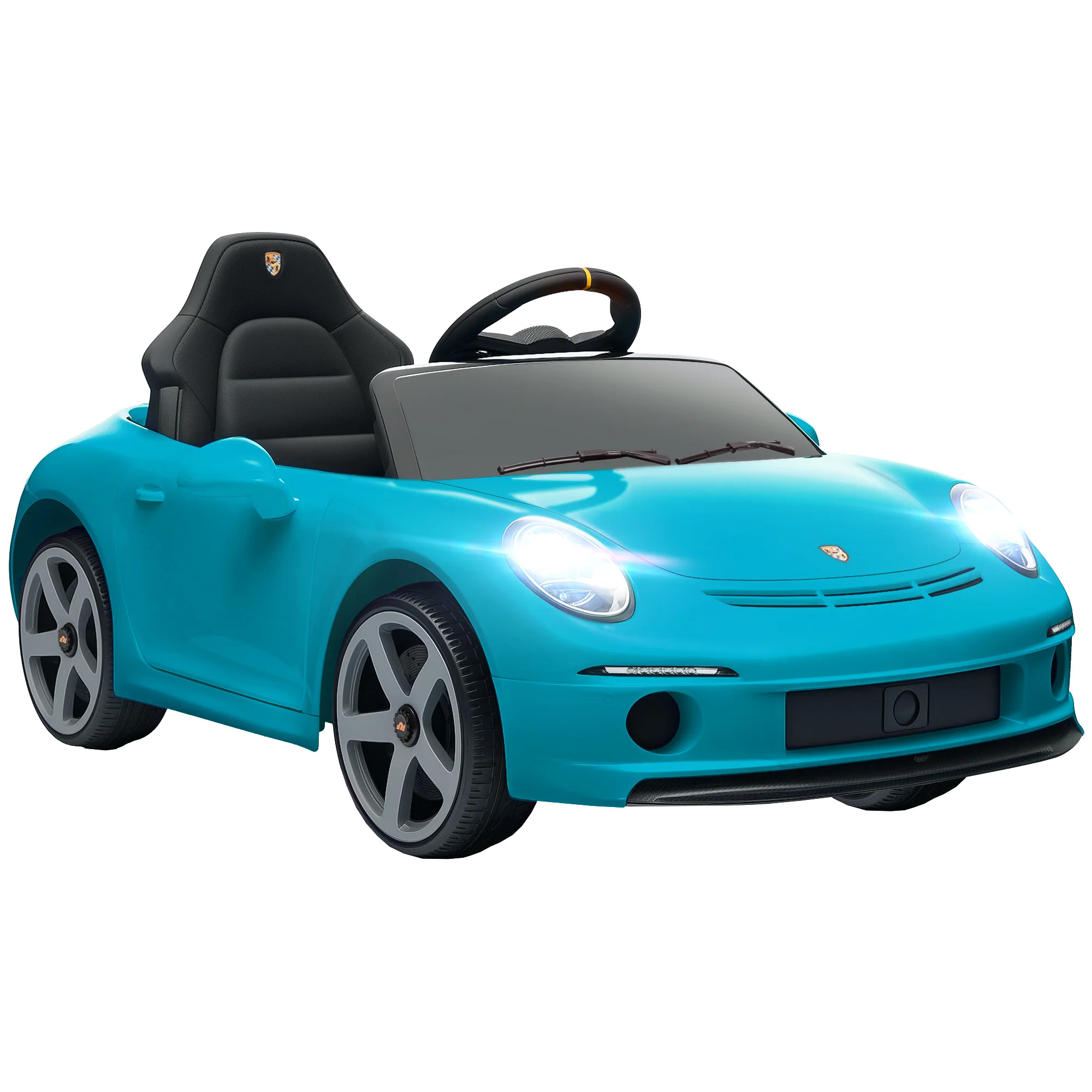 AIYAPLAY Electric Car For Kids 12V Licensed RUF GT For 3-5 Years