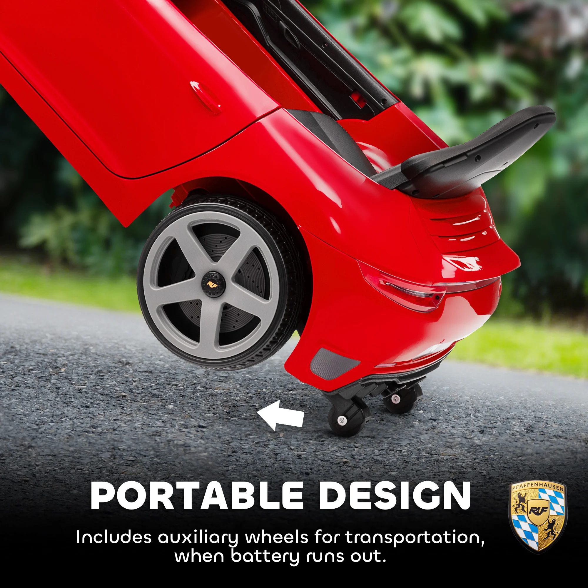 AIYAPLAY Electric Car For Kids 12V Licensed RUF GT For 3-5 Years - Image 18