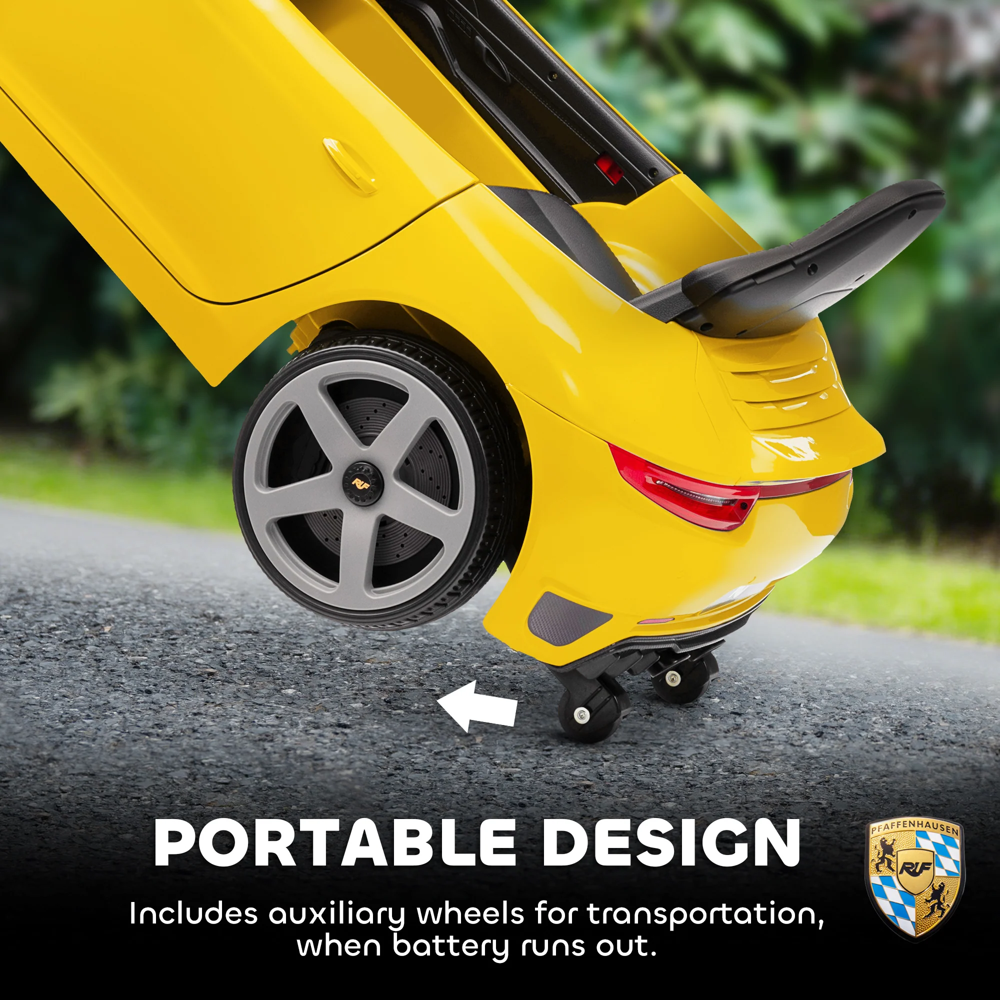 AIYAPLAY Electric Car For Kids 12V Licensed RUF GT For 3-5 Years - Image 27