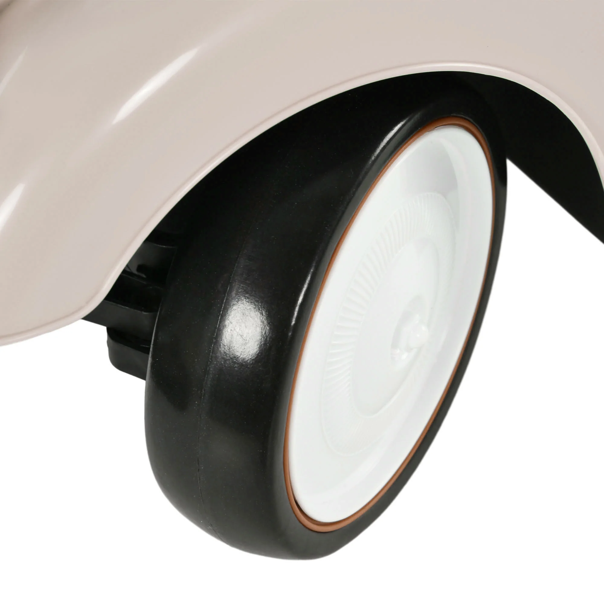 AIYAPLAY Foot to Floor Slider with Steering Wheel, for Ages 12-36 Months - Cream - Image 8
